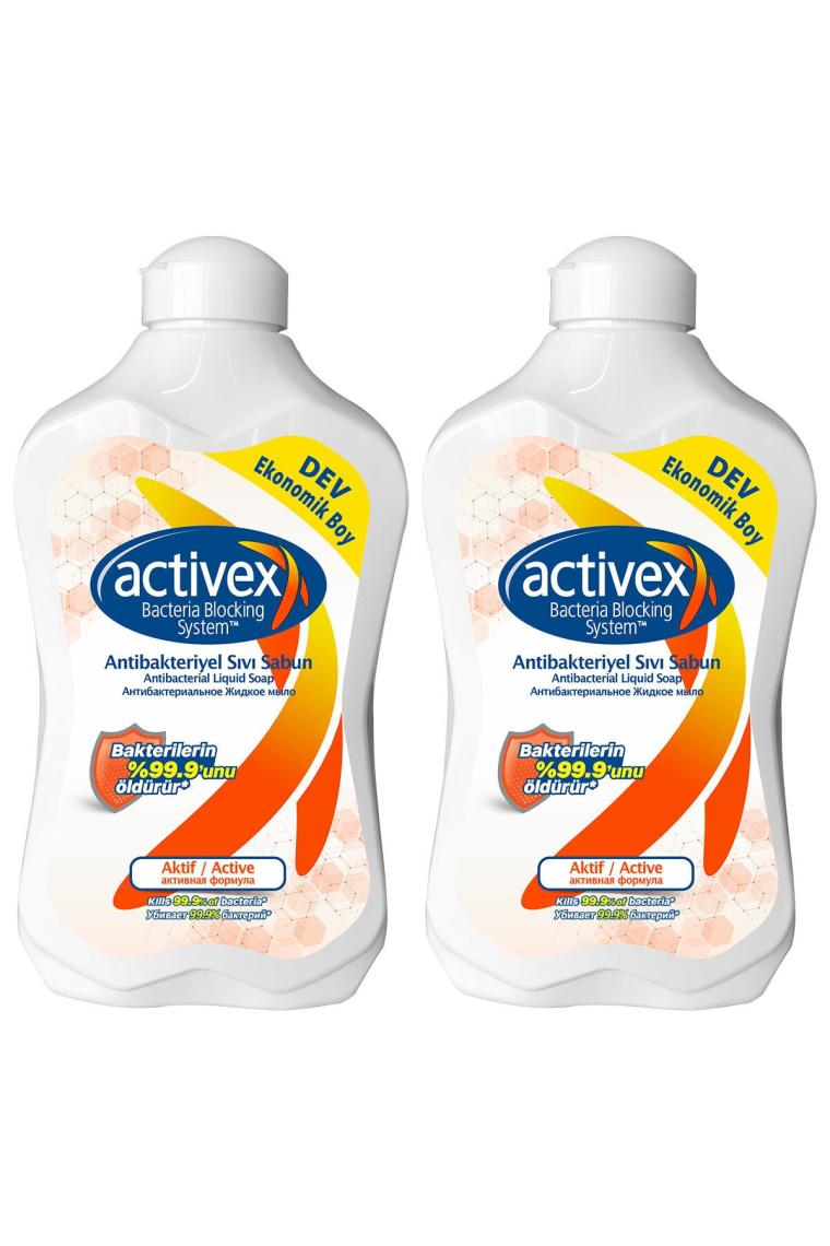 Antibakteriyel Sıvı Sabun Aktif 2x1,5lt