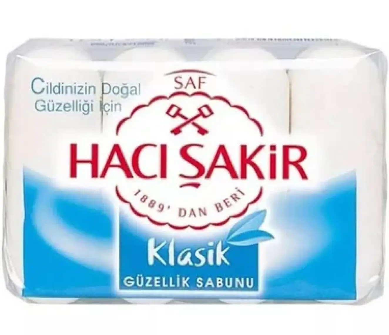 Hacı Şakir Güzellik Sabunu Klasik Okyanus Serinliği 4x70GR