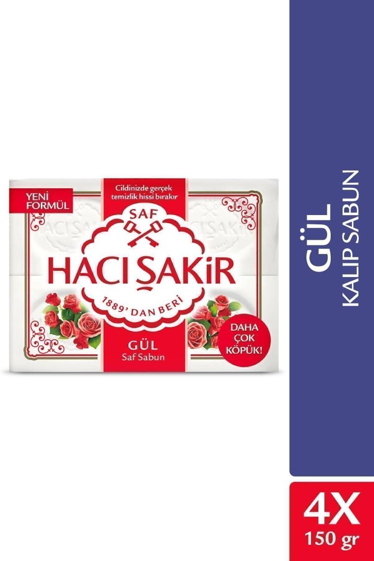 Gül Saf Kalıp Sabun 4x150 gr