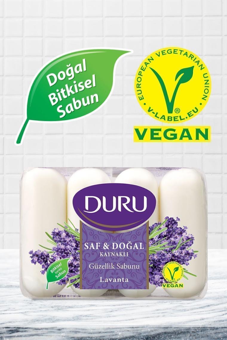 Duru Saf & Doğal Kaynaklı Lavanta 16 Adet Güzellik Sabunu 4X280GR