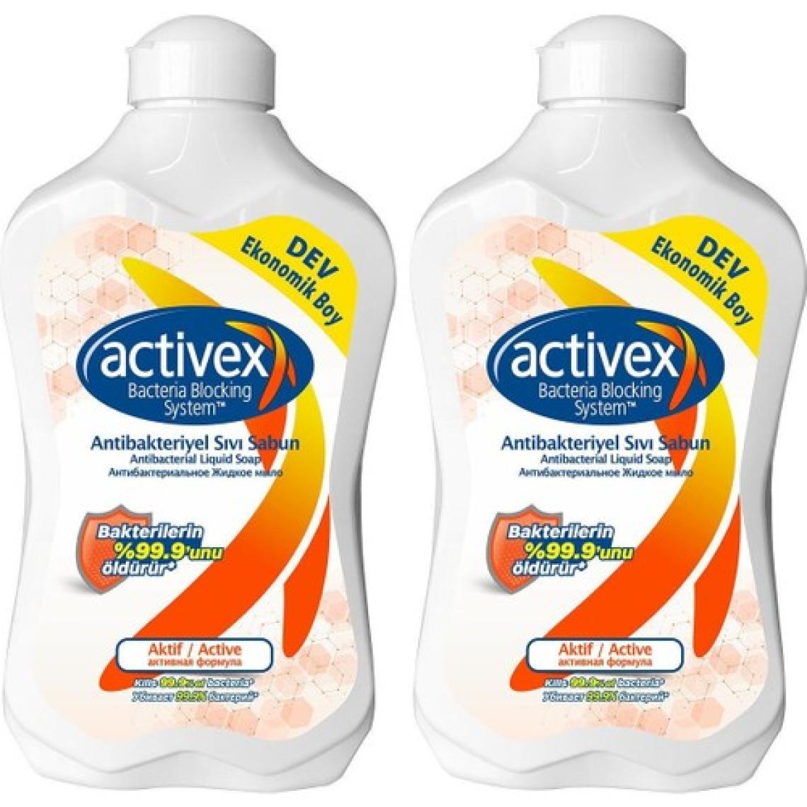 Activex Antibakteriyel Sıvı Sabun Aktif 2x1,5lt