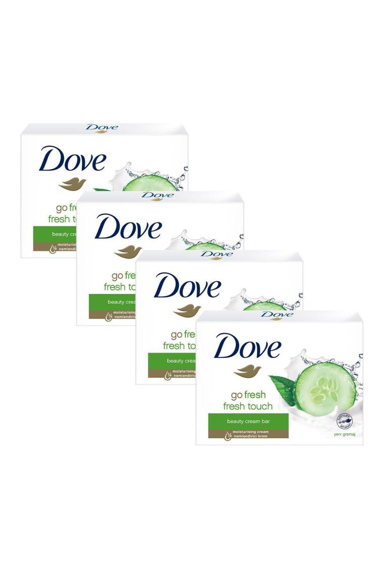 Beauty Cream Bar Katı Güzellik Sabunu Fresh Touch Nemlendirici Etkili 90 G X4 Adet