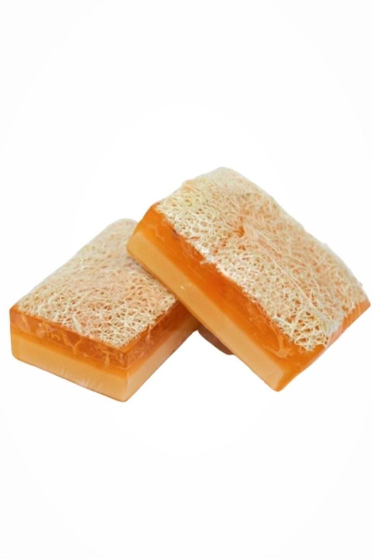 El Yapımı Kabak Lifli Eşek Sütü Ballı Sabun 2'li Set