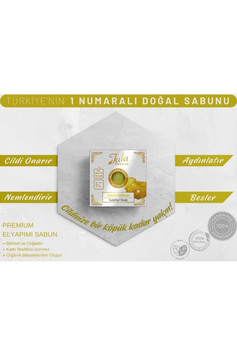 Kükürt Sabunu Doğal Sivilce Akne Uyuz Karşıtı Kükürtlü Sabun 150 gr