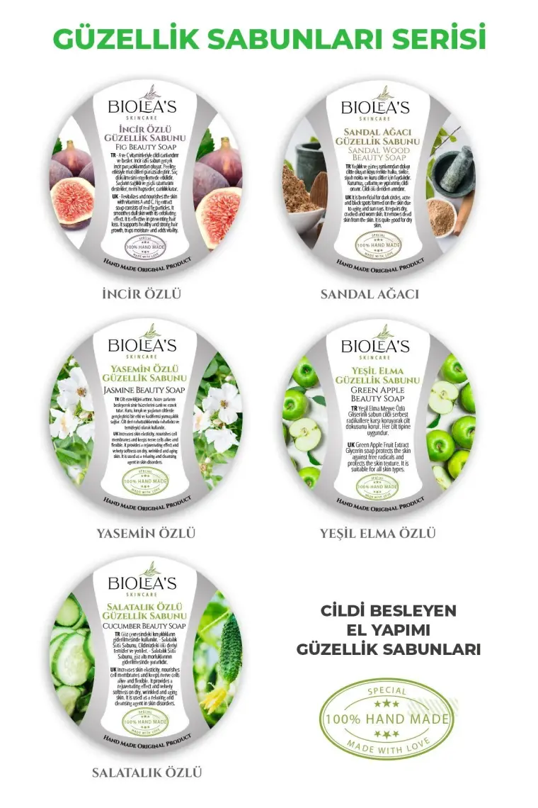 Biolea's Yasemin Özlü Güzellik Sabunu 130 gr
