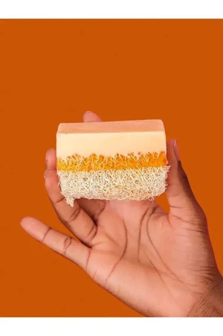 RUIADA %100 Doğal Kabak Lifli Eşeksütlü & Ballı Sabun 130 Gr. ( Hand Made )