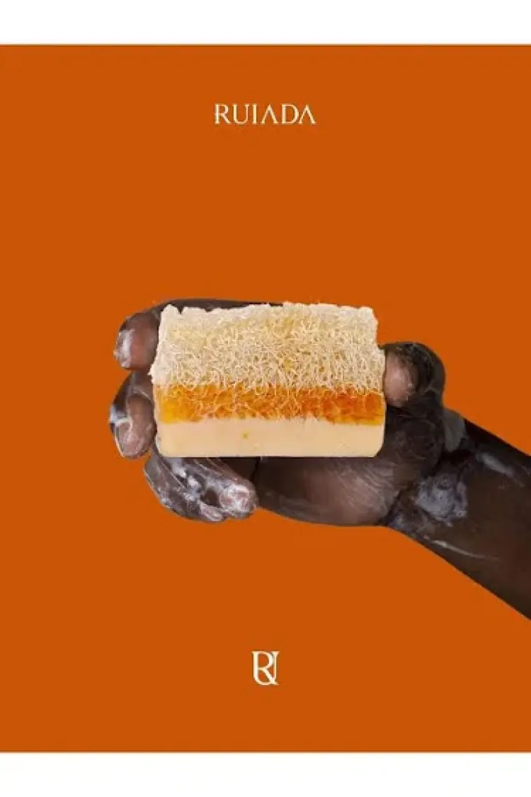 RUIADA %100 Doğal Kabak Lifli Eşeksütlü & Ballı Sabun 130 Gr. ( Hand Made )