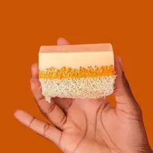 RUIADA %100 Doğal Kabak Lifli Eşeksütlü & Ballı Sabun 130 Gr. ( Hand Made )