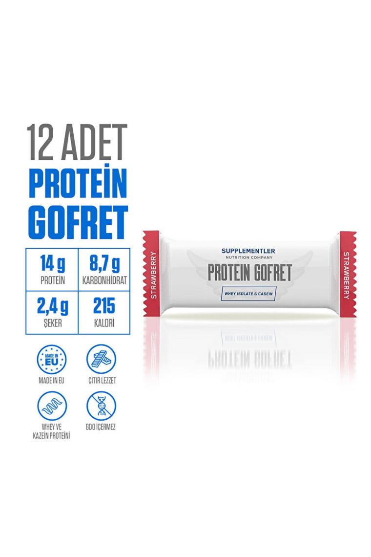 .com Protein Gofret 40 gr 12 Adet