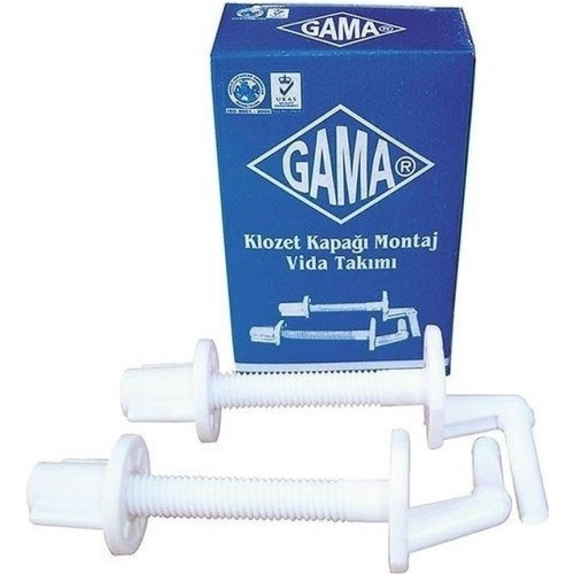 Gama Klozet Kapağı Montaj Vidası Plastik Alttan