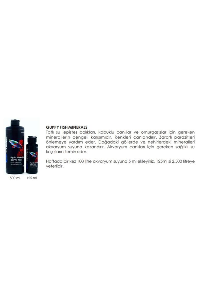 Guppy Minerals Lepistes Su Düzenleyici Mineral 125ml