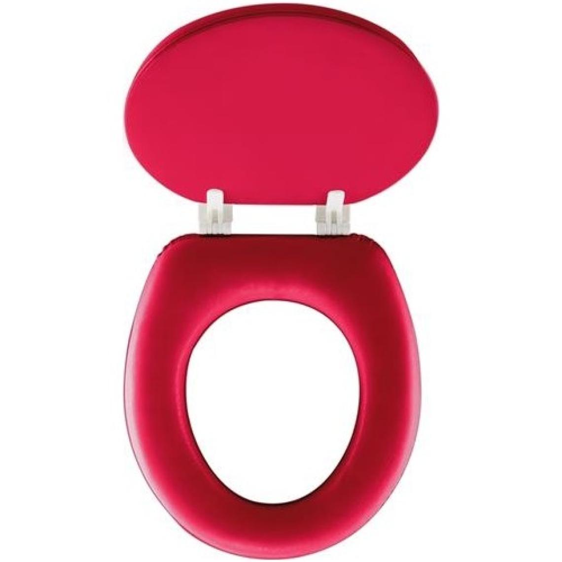 Softy Classic Süngerli Klozet Kapağı Düz Kırmızı