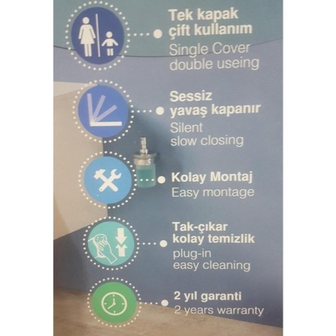 Nkp Çocuk + Yetişkin Klozet Kapağı
