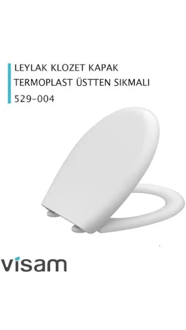 Visam Leylak Yavaş Kapanan Klozet Kapağı Üstten Sıkmalı 529.004