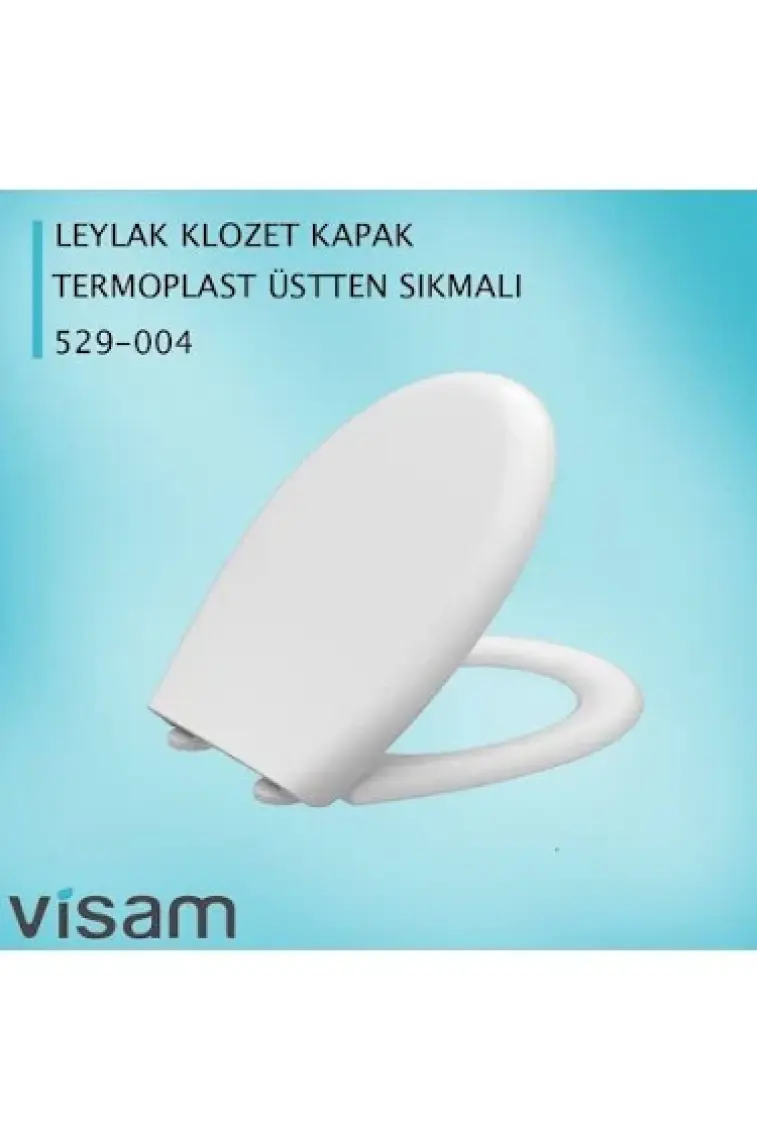 Visam Leylak Yavaş Kapanan Klozet Kapağı Üstten Sıkmalı 529.004