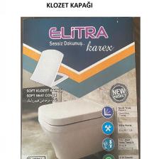 Daha Yok mu Klozet Kapağı Elitra Karex Soft Yavaş Kapanan Kare Tip