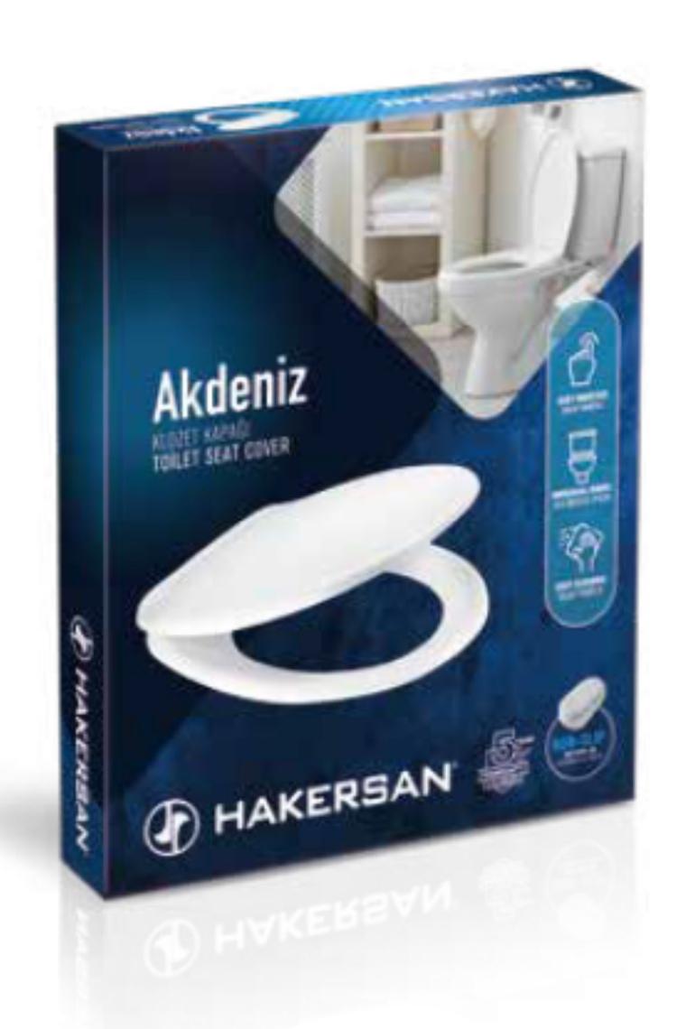 Hakersan Akdeniz Klozet Kapağı