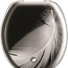 Softy Classic Desenli Yumuşak Klozet Kapağı