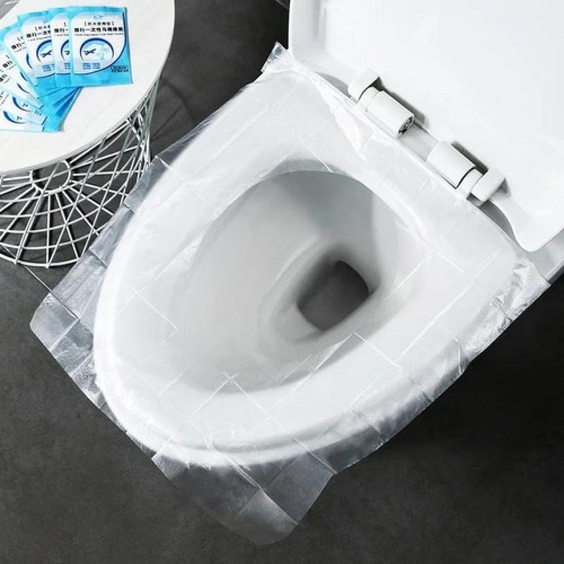 50 Adet Kullan At Klozet Poşeti Klozet Örtüsü Klozet Kapak Örtüsü Dispenseri Klozet Kapak Kağıdı