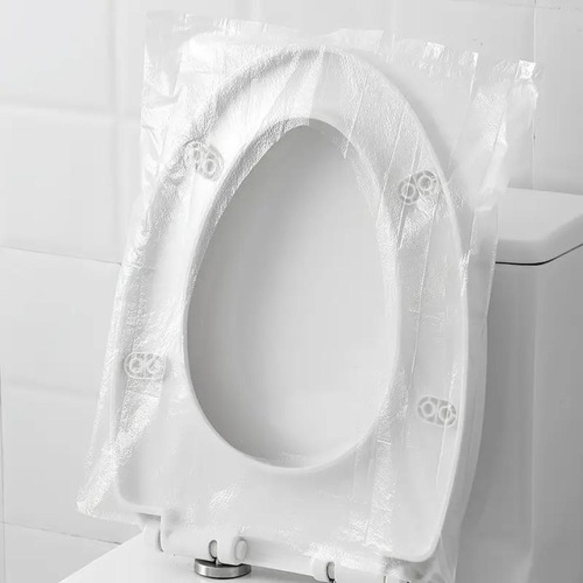 50 Adet Kullan At Klozet Poşeti Klozet Örtüsü Klozet Kapak Örtüsü Dispenseri Klozet Kapak Kağıdı