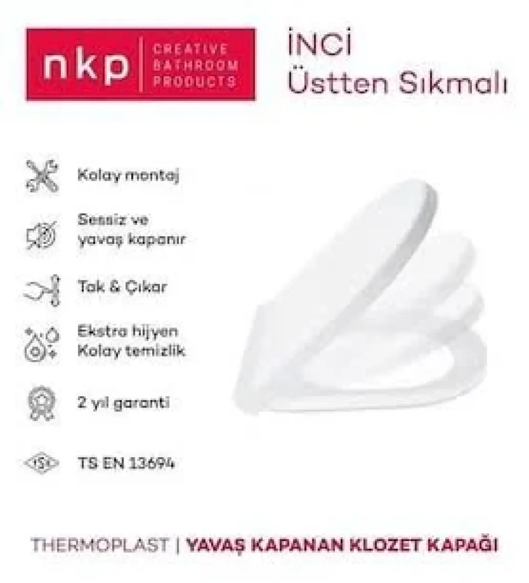 Gala Amortisörlü Klozet Kapağı