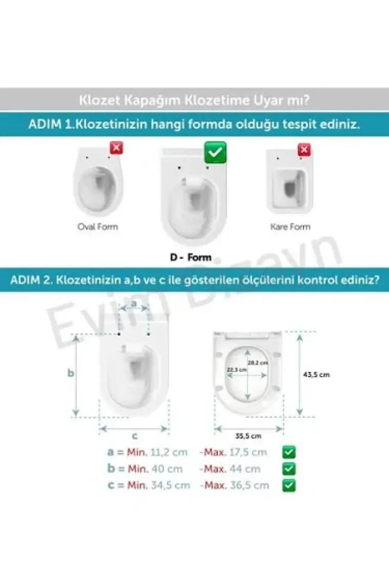 Aqua Bagno Thin   Yavaş Kapanan Klozet Kapağı - Duroplast-Yavaş Kapanan