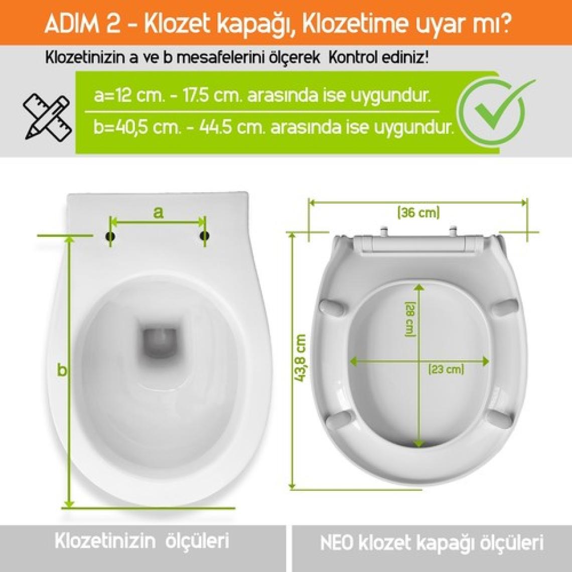 Agara Elitra Plus  Yavaş Kapanan Klozet Kapağı Amortisörlü Yerli Üretim