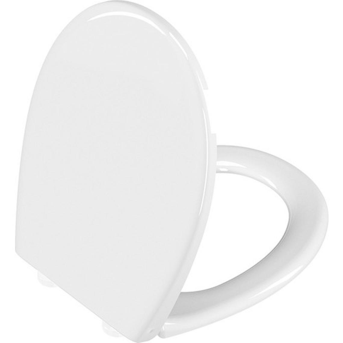 VitrA S20 Round 109-003-909 Universal Klozet Kapağı, Yavaş Kapanır, Kolay Çıkabilir, Beyaz