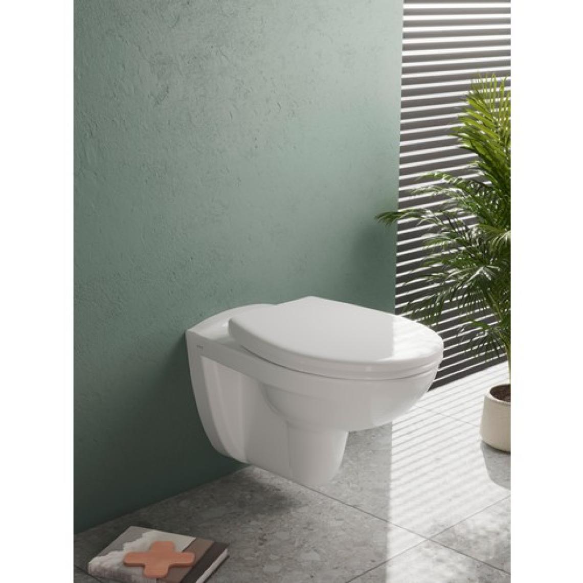 VitrA S20 Round 109-003-909 Universal Klozet Kapağı, Yavaş Kapanır, Kolay Çıkabilir, Beyaz