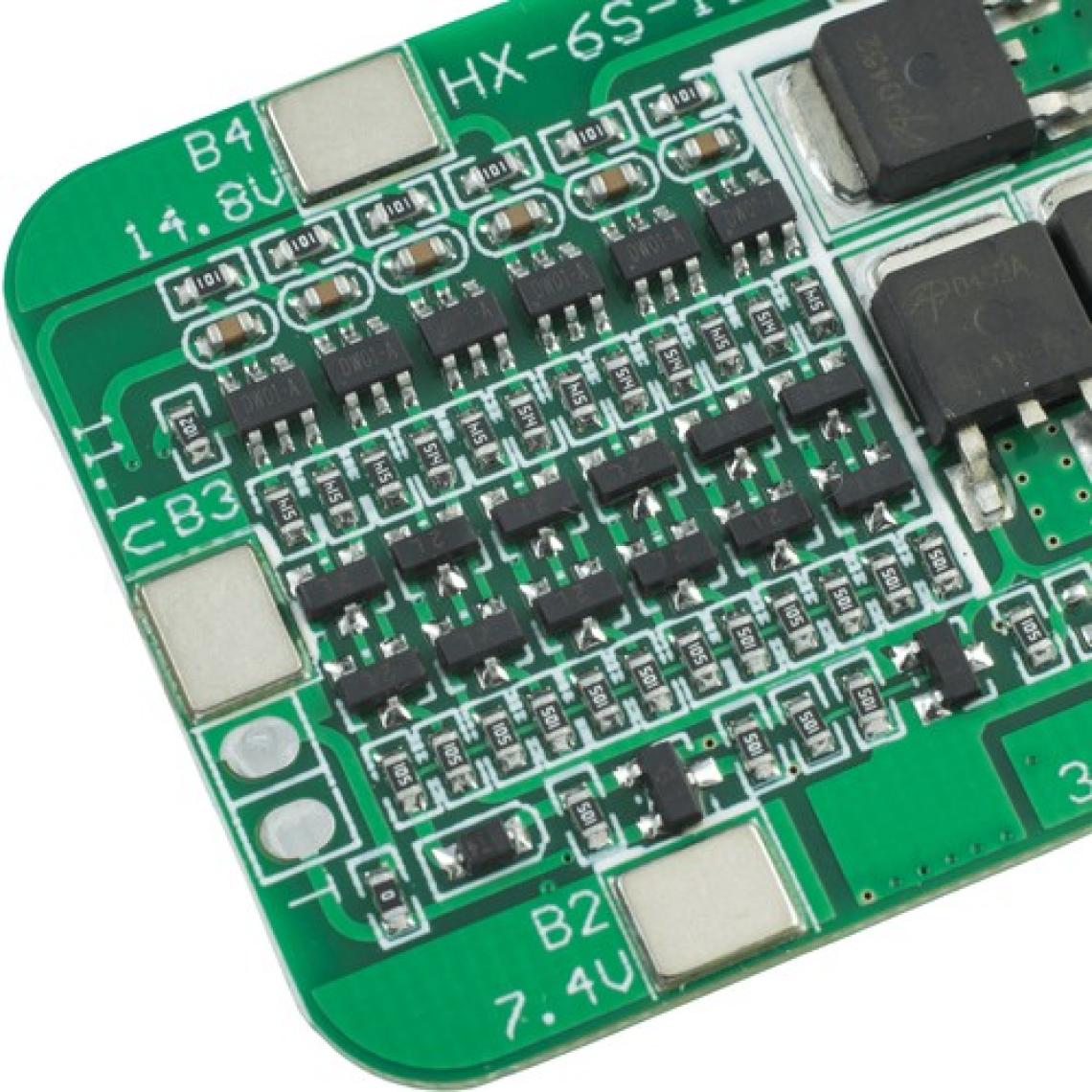6S 12A 18650 BMS Li-ion Lityum Pil Batarya Şarj Cihazı Koruma Kartı