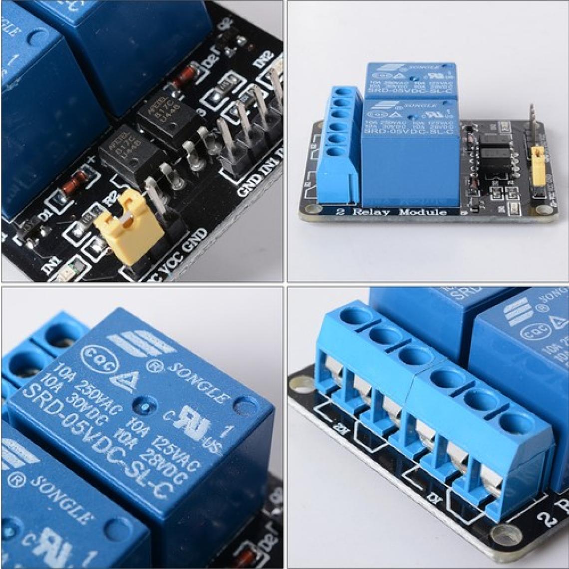 2 Kanallı 5V Röle Kartı 2'li Röle Modülü Arduino Raspberry PIC