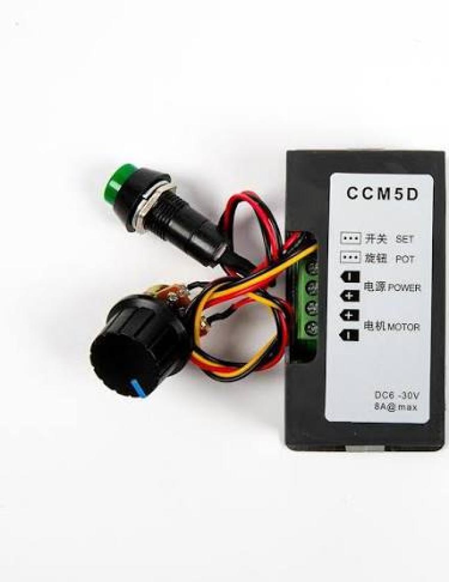 CCM5D Dijital LED Ekranlı 6V-12V-24V PWM DC Motor Hız Kontrolcüsü
