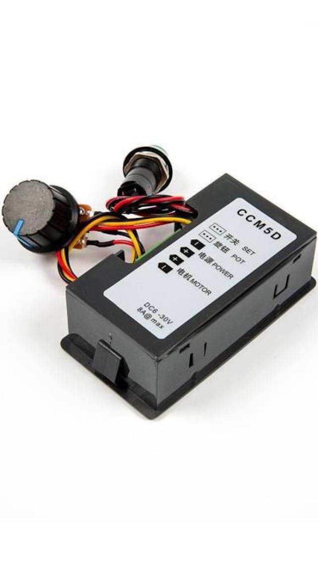 CCM5D Dijital LED Ekranlı 6V-12V-24V PWM DC Motor Hız Kontrolcüsü