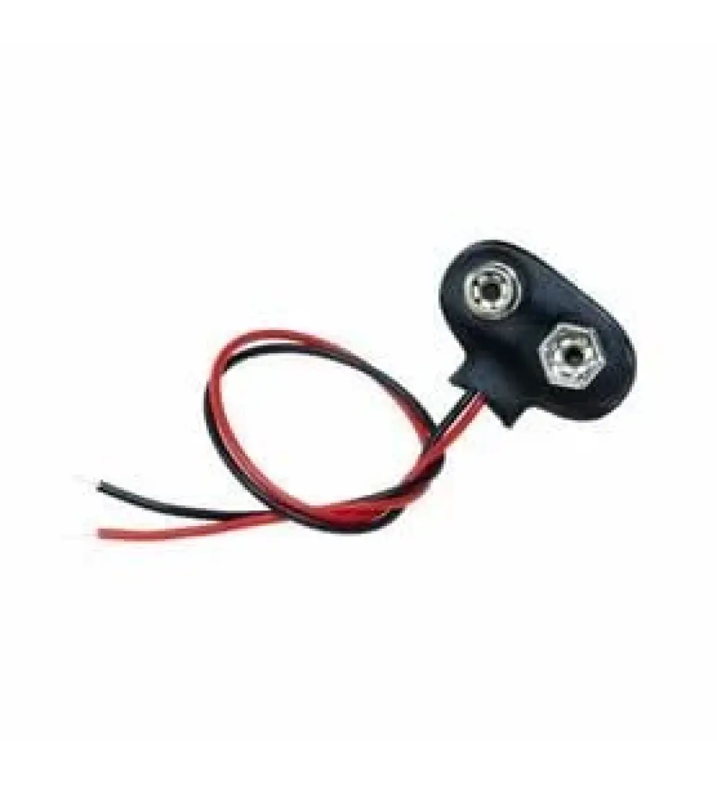 Güvenrob Pil Başlığı 9V, 10cm