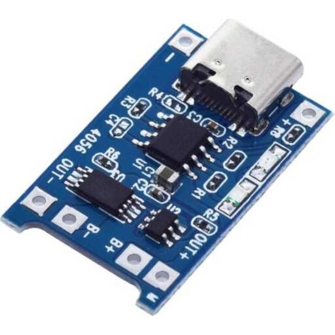 Robo90 TP4056 Lityum Pil Şarj Modülü - 5V/1A - Type C