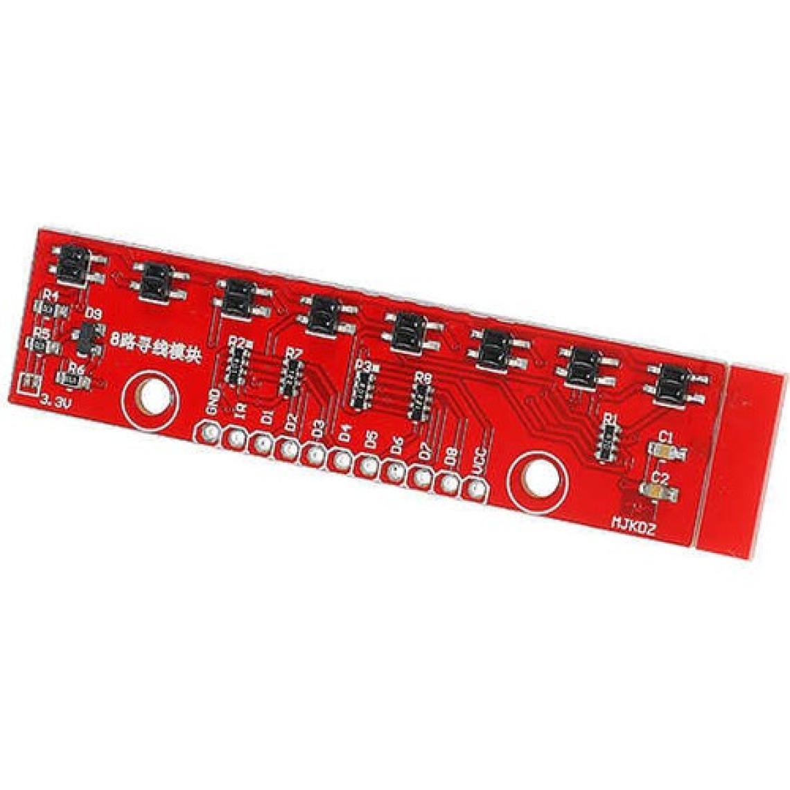 Robotistan QTR-8A 8'li Çizgi Algılama Sensör Kartı