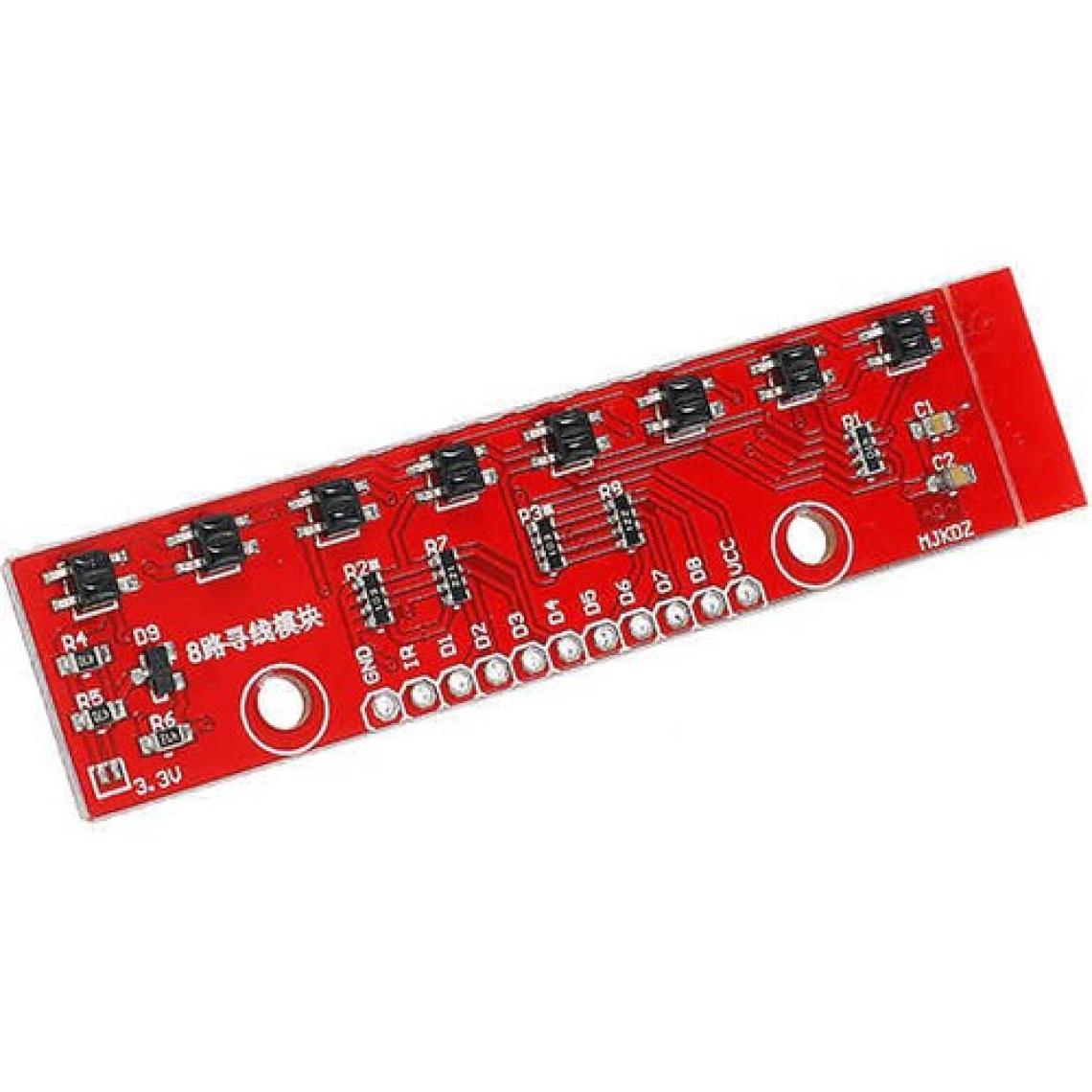Robotistan QTR-8A 8'li Çizgi Algılama Sensör Kartı