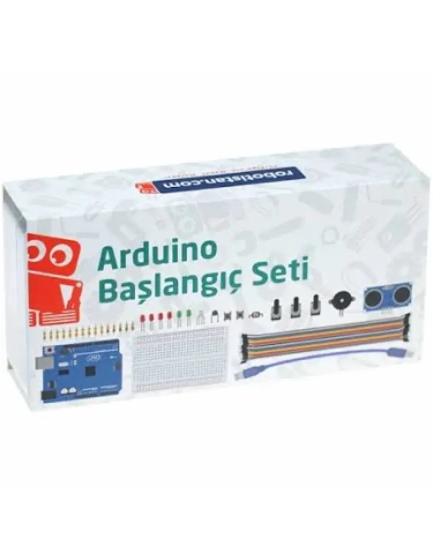 Arduino Uyumlu Uno Başlangıç Seti (Klon) (EKitap ve Videolu)