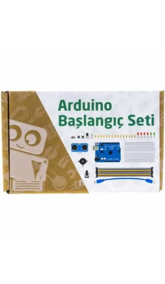 Arduino Uyumlu Uno Başlangıç Seti (Klon) (EKitap ve Videolu)