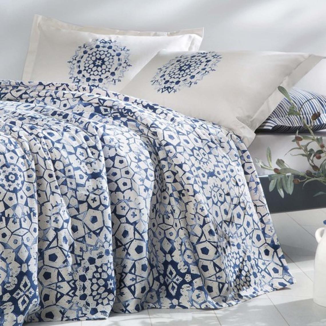 Yataş Bedding Sancia Çift Kişilik Pike Takımı - Mavi