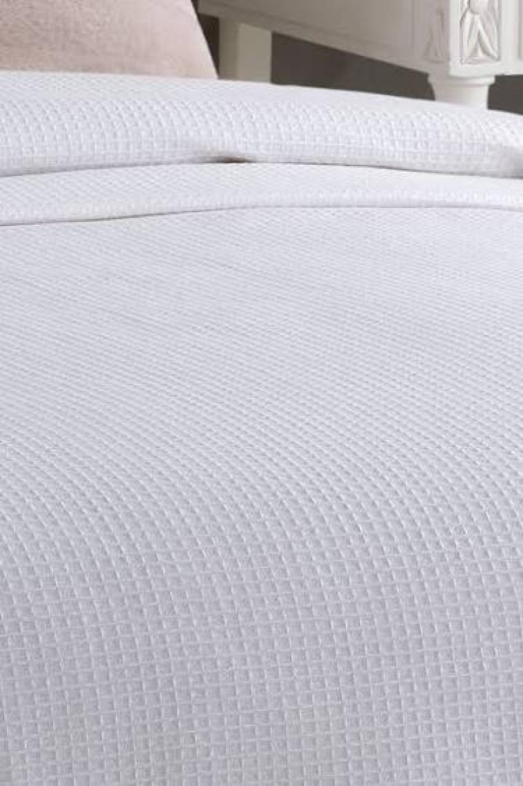Lady Moda %100 Pamuk Dama Çift Kişilik Otel Pikesi 200X235