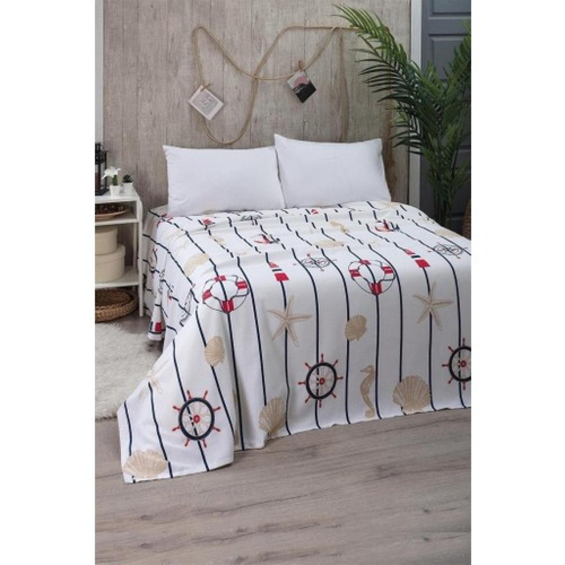 Mulberry Marine Çift Kişilik Pike Yatak Örtüsü 200 x 230