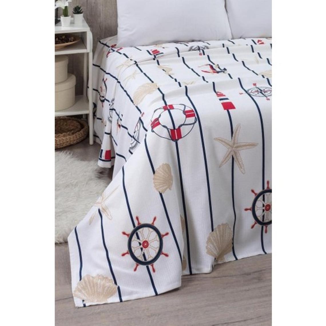 Mulberry Marine Çift Kişilik Pike Yatak Örtüsü 200 x 230