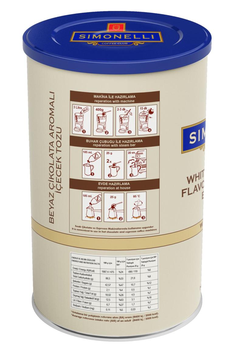 Beyaz Çikolata 900 gr