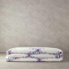 Floral Slice Tek Kişilik Pike Koyu Mavi