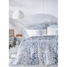 Yataş Bedding Sancia Çift Kişilik Pike Takımı - Mavi