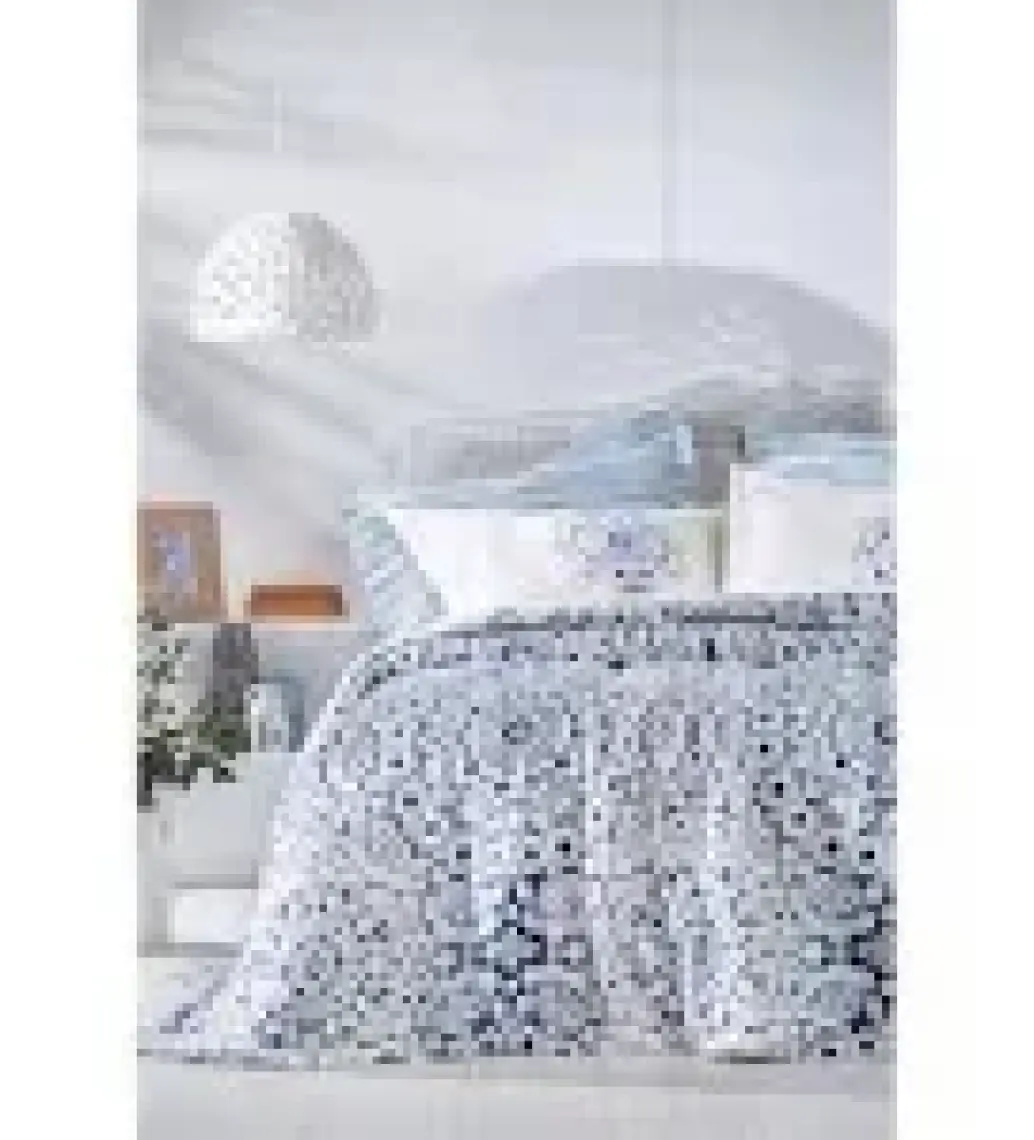 Yataş Bedding Sancia Çift Kişilik Pike Takımı - Mavi