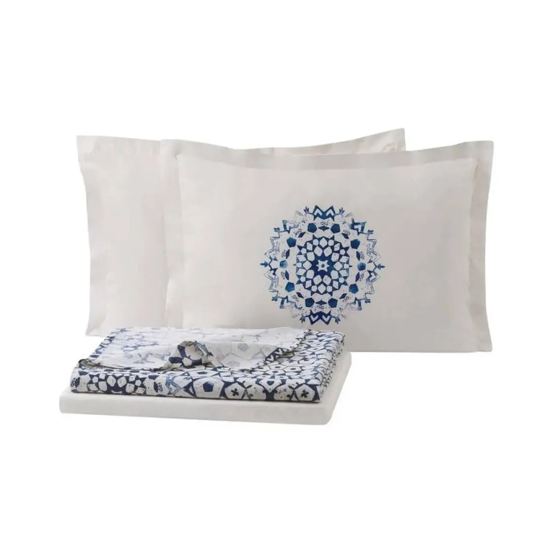 Yataş Bedding Sancia Çift Kişilik Pike Takımı - Mavi