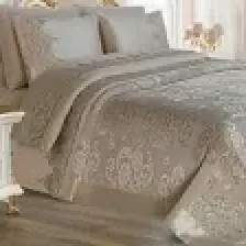 Çeyiz Diyarı Violet Pike Takımı 6 Parça Cappucino