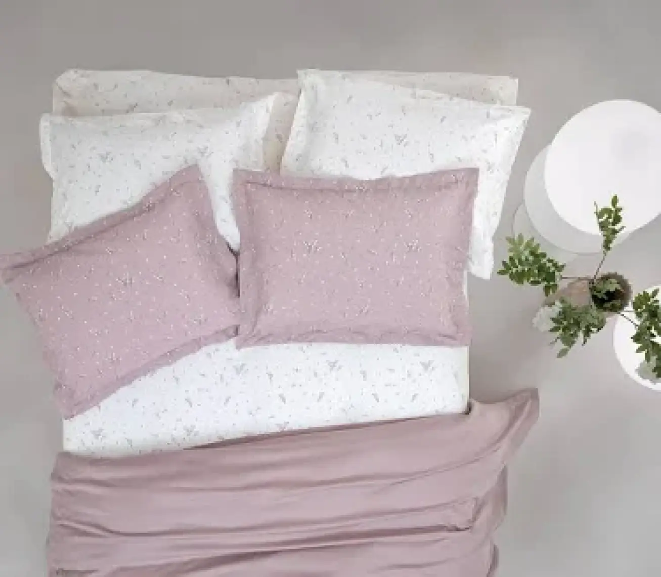 Yataş Bedding Ramona Çift Kişilik Bambu Pike Takımı - Mürdüm